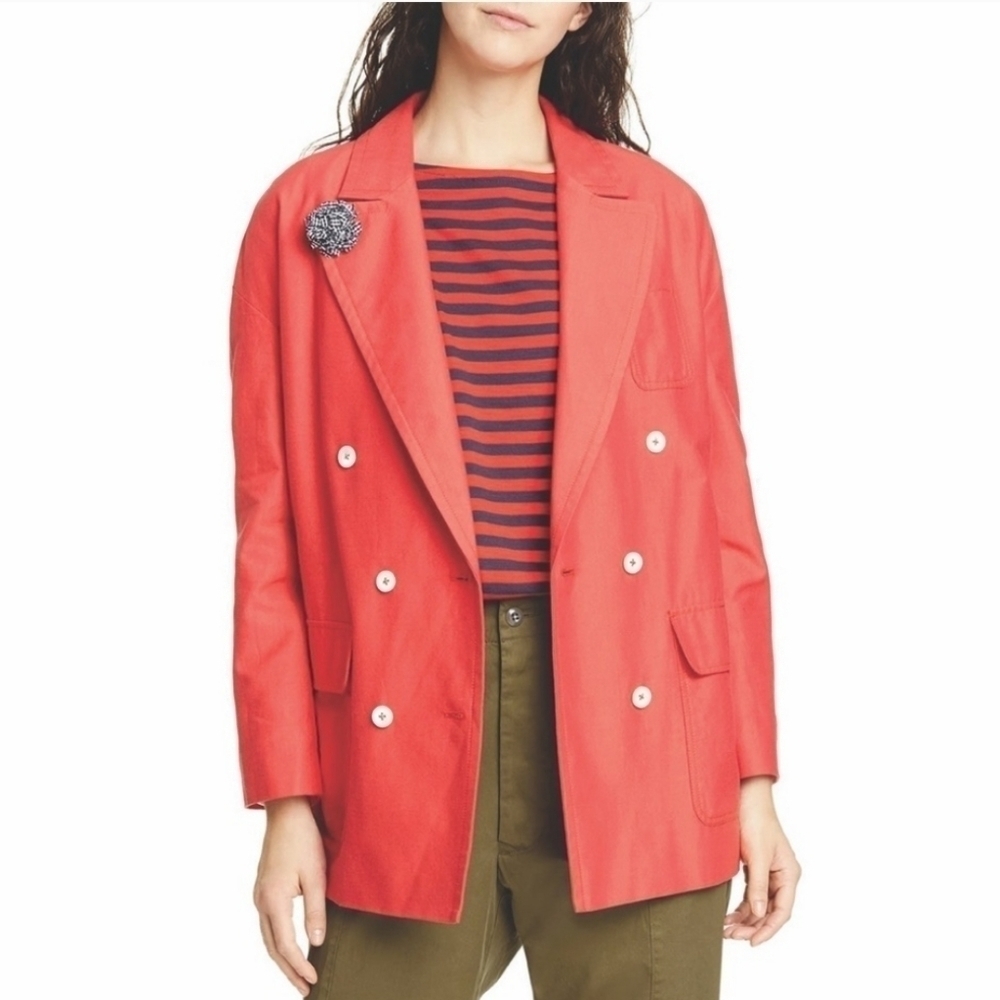 ALEX MILL Double Breasted Oxford Blazer S